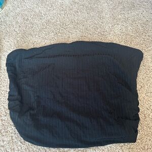 NWT Naked Wardrobe Nordstrom Black Ribbed Tube Top